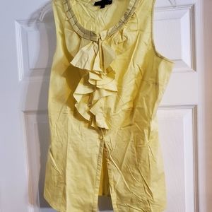 Button down ruffle blouse